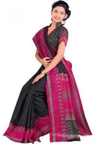 Ishin Printed Fashion Art Silk Sari Ishin Printed Fashion Art Silk Sari